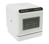 Lavavajillas compacto, lavavajillas mesa portátil, 4 modos de lavado, secado caliente, 72 horas, almacenamiento, para apartamento pequeño camping car estudio, gran depósito 6L, 41 x 46 x 46 cm