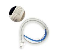 Lavavajillas compatible con Aquastop. Manguera de entrada de 1,8 m. Compatible con Beko, Electrolux, Midea, Hansa y Gorenje. Válvula de entrada de agua de seguridad AQS 1757a/00.