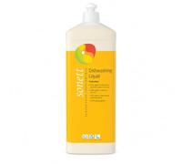 Lavavajillas de caléndula líquido a mano Sonett, 1L | Certificado orgánico y vegano - Concentrado, biodegradable, suave con las manos, jabón líquido para platos, sin OMG