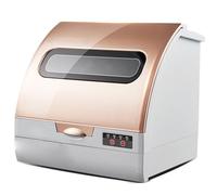 Lavavajillas de mesa, mini lavavajillas de encimera con 4 programas, fácil de limpiar, 6 cubiertos, para apartamentos, oficinas y cocinas domésticas