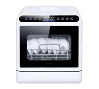 Lavavajillas De Sobremesa Compacto,lavavajillas Pequeño，4 Programas，Almacenamiento Durante 72 Horas Y Secado con Aire Caliente,lavavajillas Portátil，Lavado A 72 °c Y Rociado A 360