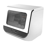 Lavavajillas eléctrico, diseño compacto para uso doméstico, limpieza a alta temperatura, no requiere instalación, capacidad para 6 juegos de vajilla, ideal para apartamentos y oficinas