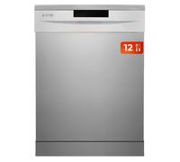 Lavavajillas evvo d1, 12 cubiertos, 5 programas, inox, ancho 600 mm