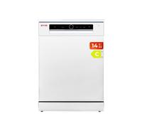 Lavavajillas evvo d4, 14 cubiertos, 8 programas, blanco, ancho 600 mm
