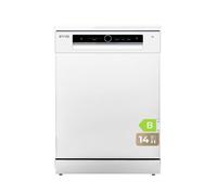 Lavavajillas Evvo D5X 14 cubiertos B Inox 8 programas con Turbo y Zone Wash