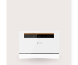 Lavavajillas EVVO Mini D, 6 Cubiertos, 8 Programas, Blanco, Ancho 550 mm