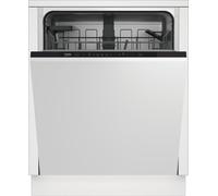 Lavavajillas integrable beko din36430 14 cubiertos 6 programas con inicio diferido plata 60cm clase d