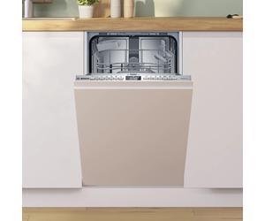 Lavavajillas integrable bosch sph4ekx17e 10 cubiertos 6 programas con inicio diferido inox 45cm clase b