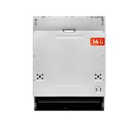 Lavavajillas integrable EVVO Di.2, 14 Cubiertos, 8 Programas, Inox, Ancho 600 mm