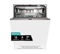 Lavavajillas Integrable HISENSE HV673A65 (16 Cubiertos - 60 cm - Inox)