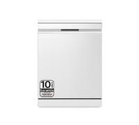 Lavavajillas LG QuadWashᵀᴹ Steam, Blanco, Un 10% más eficiente que A, con lavado a vapor y tercera bandeja - DF587HHS