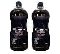 Lavavajillas Líquido a Mano Ultra Concentrado CHRONOS LABONCLER, Gran Poder Desengrasante, Elimina malos olores, Espumante, NUEVO BLACK CEREZA, Canela o Ropa Limpia (BLACK Cereza y Caramelo Pack 2)