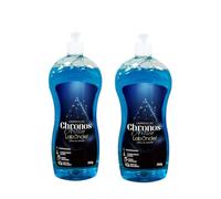 Lavavajillas Líquido a Mano Ultra Concentrado CHRONOS LABONCLER, Gran Poder Desengrasante, Elimina malos olores, Espumante, NUEVO BLACK CEREZA, Canela o Ropa Limpia (Ártico Ropa Limpia Pack 2)