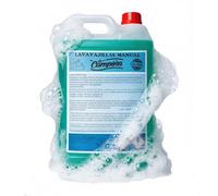 Lavavajillas Manual Liquido Concentrado Ultra Poder Eliminador Grasa Profesional Garrafa 5 Litros Limpieza Profunda Utensilios Cocina Proteccion Manos Alto Rendimiento Uso Industrial Hogar