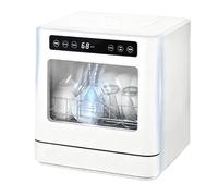 Lavavajillas Pequeño，lavavajillas Compacto,4 Programas De Lavado Y 8 Cestas,，lavavajillas Portátil,Lavado Y Secado A 75 °c，ventilación De 72 Horas Y Doble Modo De Entrada De Agua