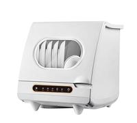 Lavavajillas Pequeño，lavavajillas De Sobremesa, 5 Programas De Lavado, Lavado Silencioso Y con Agua Blanda, Lavavajillas Portátil,rociado Giratorio De 360°,1,5 L por Vez