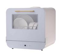 Lavavajillas Pequeño，lavavajillas De Sobremesa Compacto,lavavajillas Portátil,4 Programas,Lavado A 75 °c Y Almacenamiento con Ventilación Durante 72 H,rociado Giratorio De 360°,800w