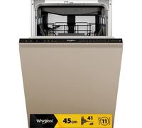 Lavavajillas Whirlpool WH6IC11BS7LA0 11 Servicios Clase C Integrado Slimline 45 cm