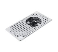 Lavavasos, 114 mm de diámetro 201 Enjuagadora de jarras de Acero Inoxidable Práctico Leche Lavador de Tazas de té Limpiador de vidrios Conector de Rosca G1 / 2in, para Hotel/Cafetería/Hogar