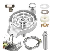 Lavavasos - Herramienta Limpieza Botellas De Alta Presión - Accesorio Fregadero Para Enjuague Vasos,Para Casa Hotel Restaurante Apartamentos Actividades Comerciales Alquiler Panaderías