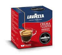 Lavazza, A Modo Mio Crema y Sabor Clásico, 256 Cápsulas Café para Espresso con Notas de Chocolate y Frutas Secas, Arabica y Robusta, Intensidad 12/13, Asado Mediano, 16 Cajas de 16 Cápsulas