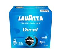 Lavazza A Modo Mio Decaf, 1 Paquete de 16 Cápsulas de Café, Descafeinado Espresso, 100% Arábica, Sabor Completo y Equilibrado, Intensidad 7/10, Tostado Medio
