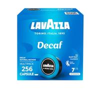 Lavazza A Modo Mio Dek Cremoso, 256 Cápsula Caffè, per un Espresso Decaffeinato con Note di Mandorle e Canditi, 100% Arabica, Intensità 7/13, Tostatura Media, 16 Confezioni x 16 Cápsula