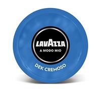 Lavazza A Modo Mio Dek Cremoso, 256 Cápsula Caffè, per un Espresso Decaffeinato con Note di Mandorle e Canditi, 100% Arabica, Intensità 7/13, Tostatura Media, 16 Confezioni x 16 Cápsula