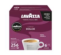 Lavazza, A Modo Mio Lungo Dolce, 16 Cápsulas Café | Notas Afrutadas, 100% Arábica, Intensidad 6/13, Tostado Medio, para Máquinas A Modo Mio, Ideales para un Espresso de 40 ml