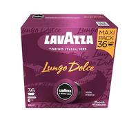Lavazza, A Modo Mio Lungo Dolce, 36 Cápsulas Café | Notas Afrutadas, 100% Arábica, Intensidad 6/13, Tostado Medio, para Máquinas A Modo Mio, Ideales para un Espresso de 40 ml