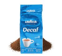 Lavazza, Caffè Decaffeinato, Café Molido Natural Descafeinado, para Cafetera Italiana, de Filtro y Francesa, con Notas de Frutos Secos, Arábica y Robusta, Intensidad 3, Tueste Medio, 250 g