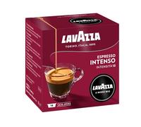 Lavazza - Cafe Intensamente, 50% Arabica, 50% Robusta. Tueste Medio, Rico Sabor. Pack 16 Capsulas