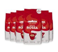 Lavazza Café Qualità Rossa, Café en Grano, pack de 6, 6 x 1000g