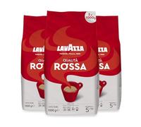 Lavazza Qualità Rossa, Café en Grano, pack de 3, 3 x 1000g
