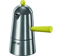 Lavazza Cafetera Carmencita Pop Mango Amarillo De 3 Tazas Aluminio Pulido