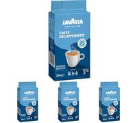 Lavazza, Caffè Decaffeinato, Café Molido Natural Descafeinado, para Cafetera Italiana, de Filtro y Francesa, con Notas de Frutos Secos, Arábica y Robusta, Intensidad 3, Tueste Medio, 250 g