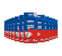 Lavazza Crema e Gusto, Café Molido, también para Cafeteras italianas, Pack de 12, 12 x 250g