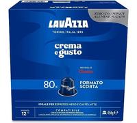 80 Cápsulas Aluminio Compatibles Nespresso Café Lavazza Crema Y Sabor Clásico