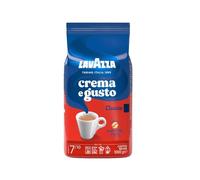 Lavazza, Crema e Gusto Classico, Café en Grano Natural, 1 kg | Notas de Especias, Arábica y Robusta, Intensidad 7/10, Tostado Oscuro, para Máquina Espresso