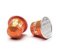 Lavazza Crema e Gusto Forte, 80 cápsulas de aluminio compatibles con máquinas originales Nespresso*, con notas de cacao y madera, arábica y robusta, intensidad 13/13, tostado oscuro