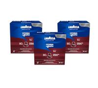 Lavazza, Crema e Gusto Ricco, 240 cápsulas de aluminio compatibles con máquinas Nespresso Original, con notas de chocolate, madera y especias, arábica y robusta, intensidad 11, tueste oscuro, 3