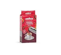 Lavazza, Crema e Gusto Ricco, Café Molido Natural, Ideal para Cafetera Italiana, de Filtro y Francesa, con Notas de Chocolate, Arábica y Robusta, Intensidad 8/10, Tueste Oscuro, 250 g