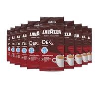 Lavazza, Dek Intenso, Café Molido Natural, 10 x 250 g, Ideal para Cafetera Italiana, de Filtro y Francesa, con Notas Aromáticas de Madera y Tabaco, Arábica y Robusta, Intensidad 5/10, Tueste Medio