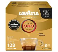 Lavazza, Espresso A Modo Mio - 128 Cápsulas de café de calidad 100 % arábica, intensidad 8, tostado medio, 8 paquetes de 16 cápsulas