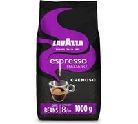 Lavazza Espresso Cremoso, granos de café 100% arábica de tostado medio, paquete de 1 kg