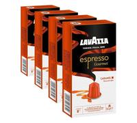 Lavazza, Espresso Gourmet Caramel, 10 Cápsulas de Aluminio Compatibles con Máquinas Nespresso Original, con Aroma Natural de Caramelo, 100% Arábica, Intensidad 8/13, Tostado Medio (Paquete de 4)