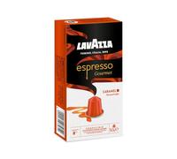Lavazza, Espresso Gourmet Caramel, 100 Cápsulas de Aluminio Compatibles con Máquinas Nespresso Original, con Aroma Natural de Caramelo, 100% Arábica, Intensidad 8/13, Tostado Medio
