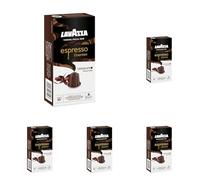 Lavazza, Espresso Gourmet Chocolate, 10 Cápsulas de Aluminio Compatibles con Máquinas Nespresso* Original, con Aroma Natural de Chocolate, Arábica y Robusta, Intensidad 10/13, Tostado Medio