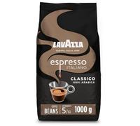 Lavazza, Espresso Italiano Classico, Café en Grano Natural, 1 kg | Notas Florales, 100% Arábica, Intensidad 5/10, Tostado Medio, para Máquina Espresso