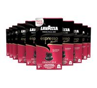Lavazza, Espresso Maestro Classico, 100 Cápsulas de Café Compatibles con Máquinas Nespresso* Original, Notas de Cereales y Galletas, 100% Arábica, Intensidad 9, Tueste Medio-Oscuro, Amazon Exclusive